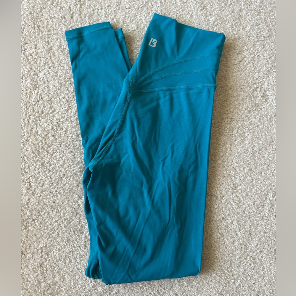 BuffBunny Cross Waist Teal Legacy Leggings